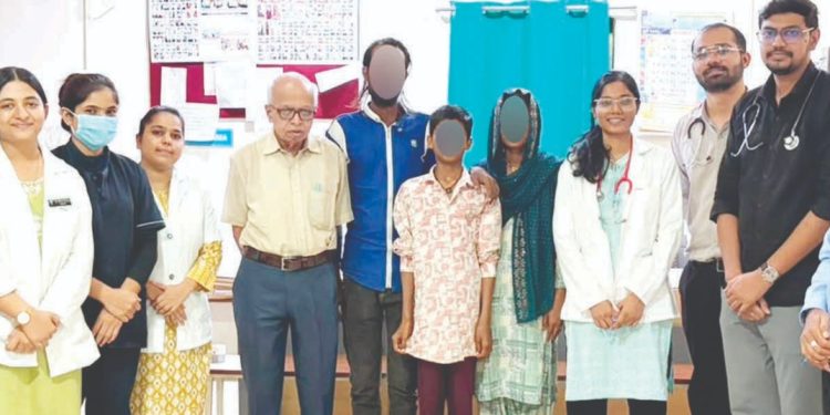 डॉ. उल्हास पाटील रुग्णालयातील बालरोग तज्ज्ञांचे यश;मेंदूज्वर झालेल्या १३ वर्षीय बालकावर यशस्वी उपचार
