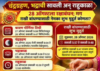 चंद्रग्रहण, भद्राची सावली अन् राहुकाळ! 28 ऑगस्टला रक्षाबंधन; राखी बांधण्यासाठी नेमका शुभ मुहूर्त कोणता?