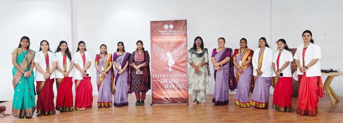 आंतरराष्ट्रीय बालिका दिनानिमित्त गोदावरी कॉलेज ऑफ नर्सिंगतर्फे राष्ट्रीय रील्स स्पर्धेचे आयोजन